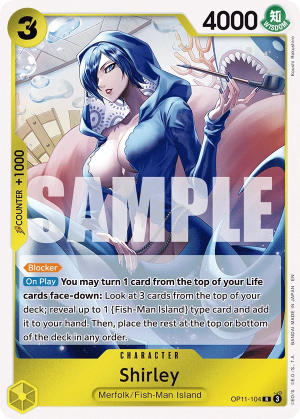 Shirley, A Fist of Divine Speed OP11-104