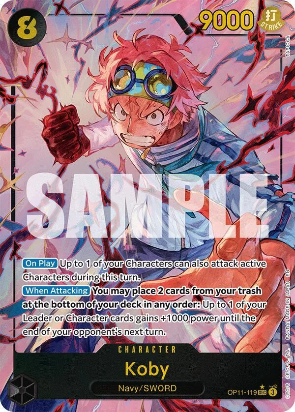 Koby, A Fist of Divine Speed OP11-119