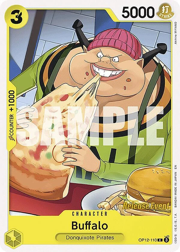 Buffalo, Legacy of the Master Release Event Cards OP12-110