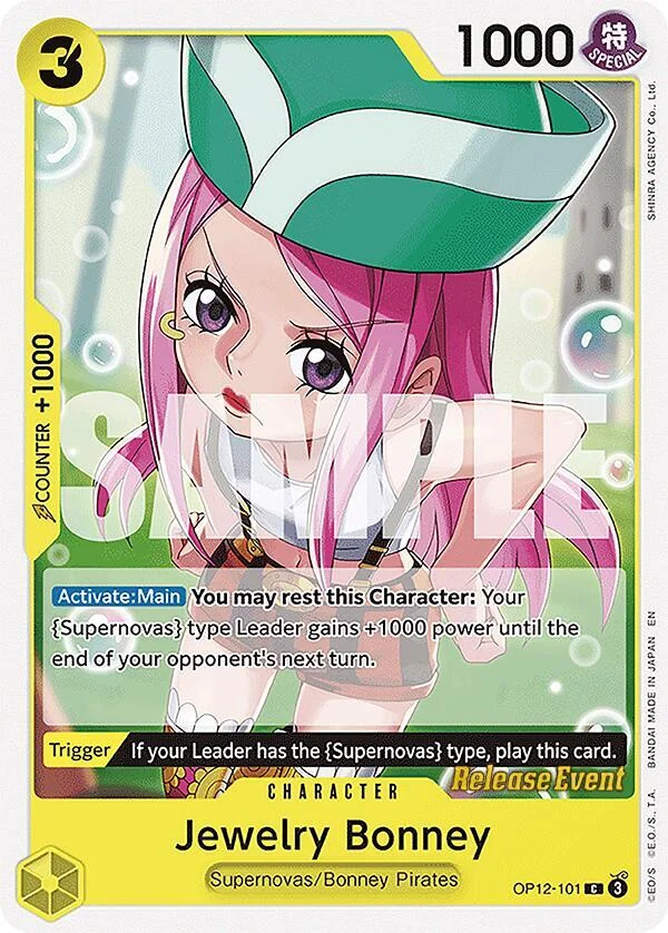 Jewelry Bonney, Legacy of the Master Release Event Cards OP12-101
