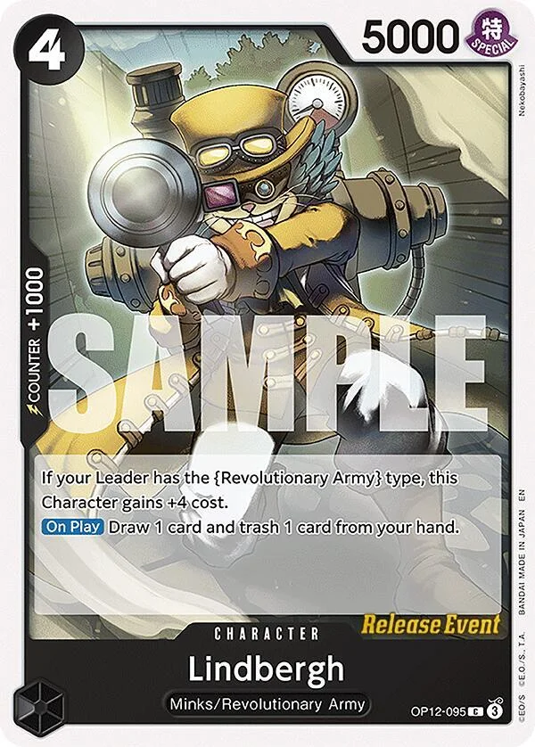 Lindbergh, Legacy of the Master Release Event Cards OP12-095