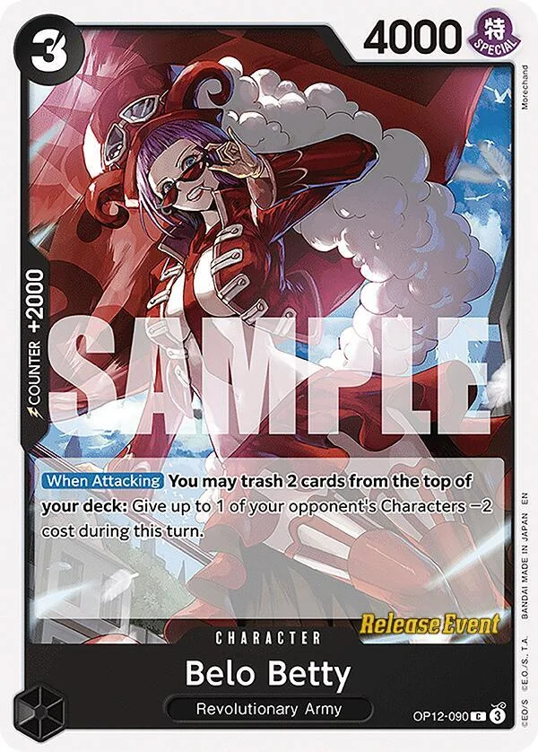 Belo Betty, Legacy of the Master Release Event Cards OP12-090