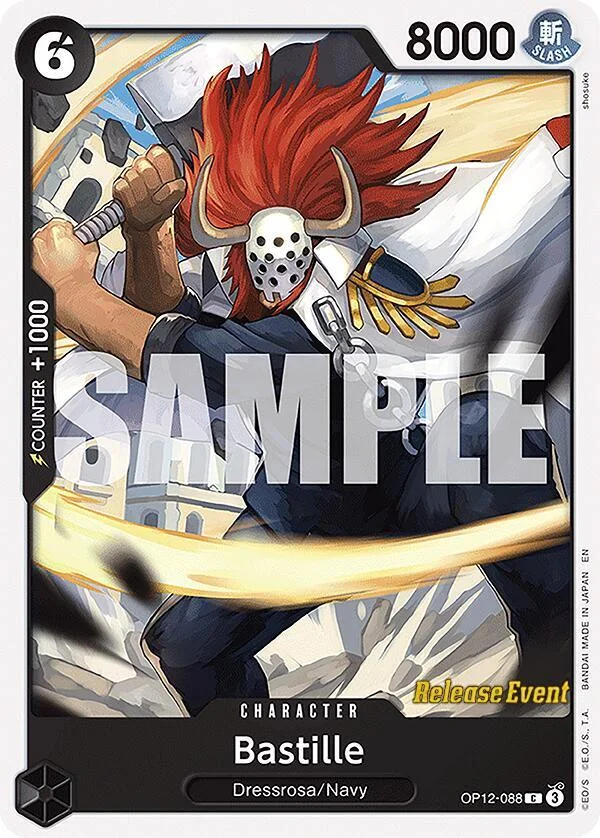 Bastille, Legacy of the Master Release Event Cards OP12-088