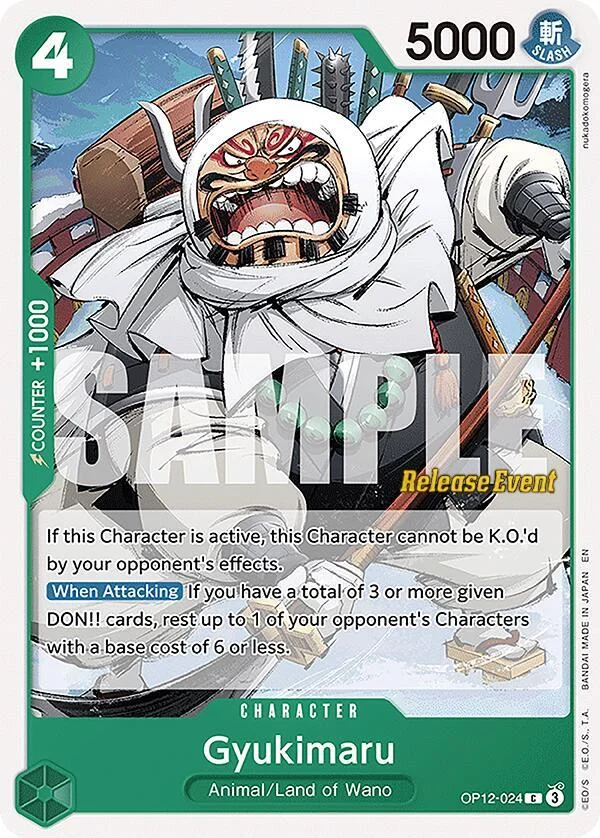 Gyukimaru, Legacy of the Master Release Event Cards OP12-024