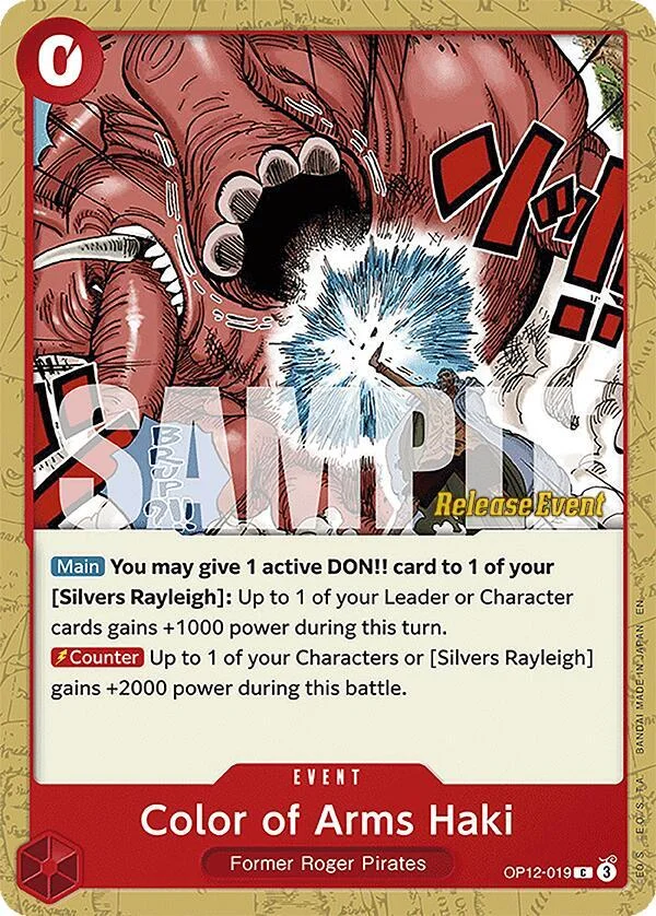 Color of Arms Haki, Legacy of the Master Release Event Cards OP12-019