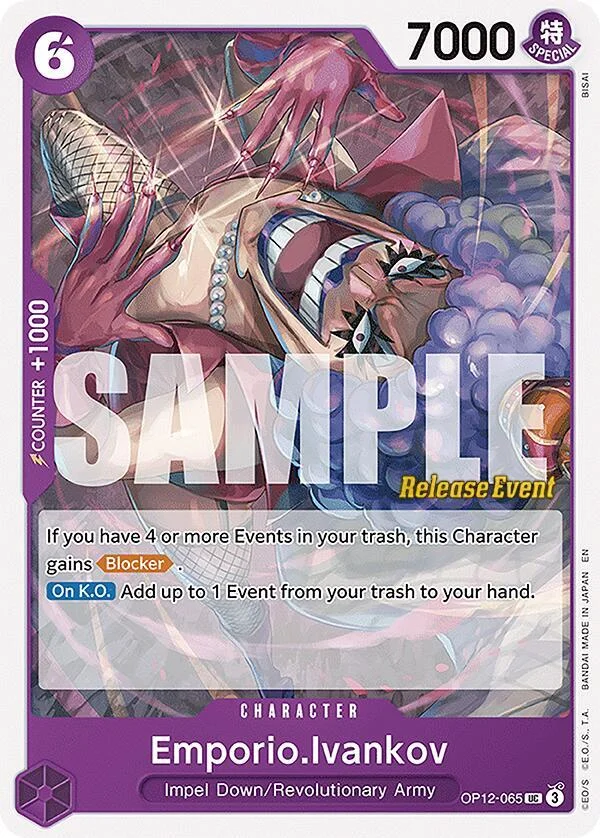 Emporio.Ivankov, Legacy of the Master Release Event Cards OP12-065