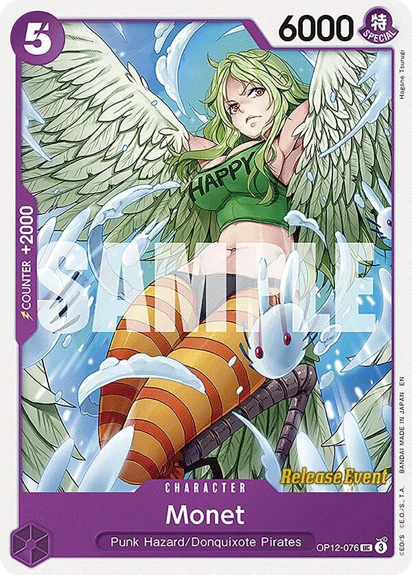 Monet, Legacy of the Master Release Event Cards OP12-076