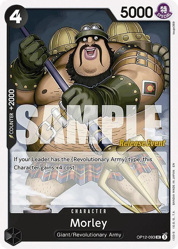 Morley, Legacy of the Master Release Event Cards OP12-093