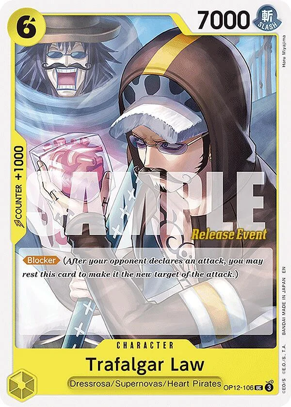 Trafalgar Law, Legacy of the Master Release Event Cards OP12-106