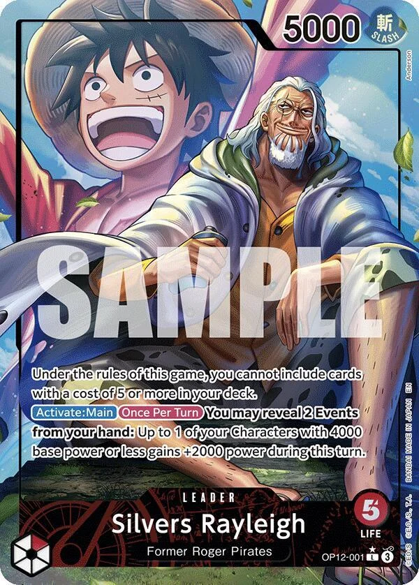 Silvers Rayleigh, Legacy of the Master OP12-001