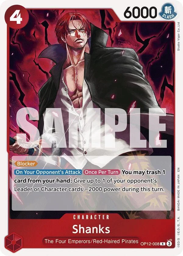 Shanks, Legacy of the Master OP12-008