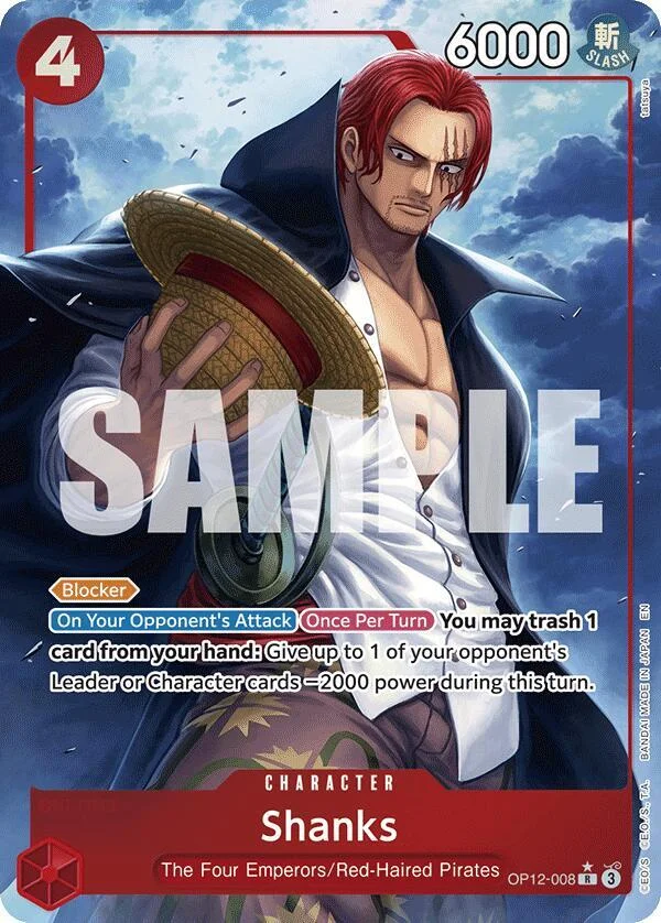 Shanks, Legacy of the Master OP12-008