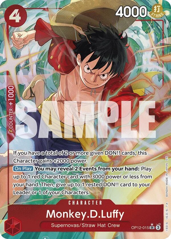 Monkey.D.Luffy, Legacy of the Master OP12-015