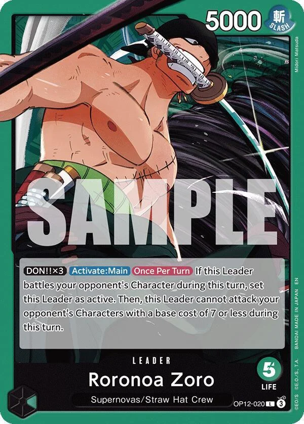 Roronoa Zoro, Legacy of the Master OP12-020