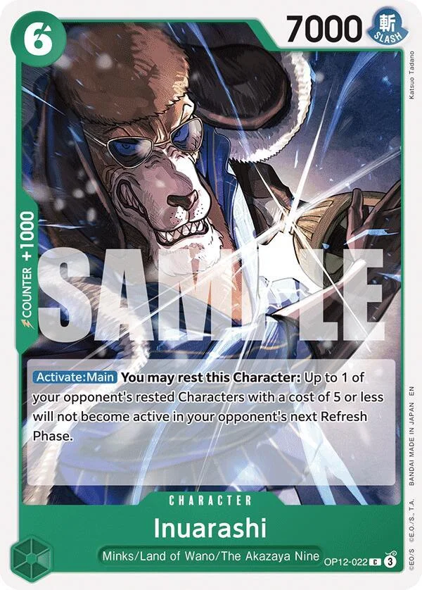Inuarashi, Legacy of the Master OP12-022