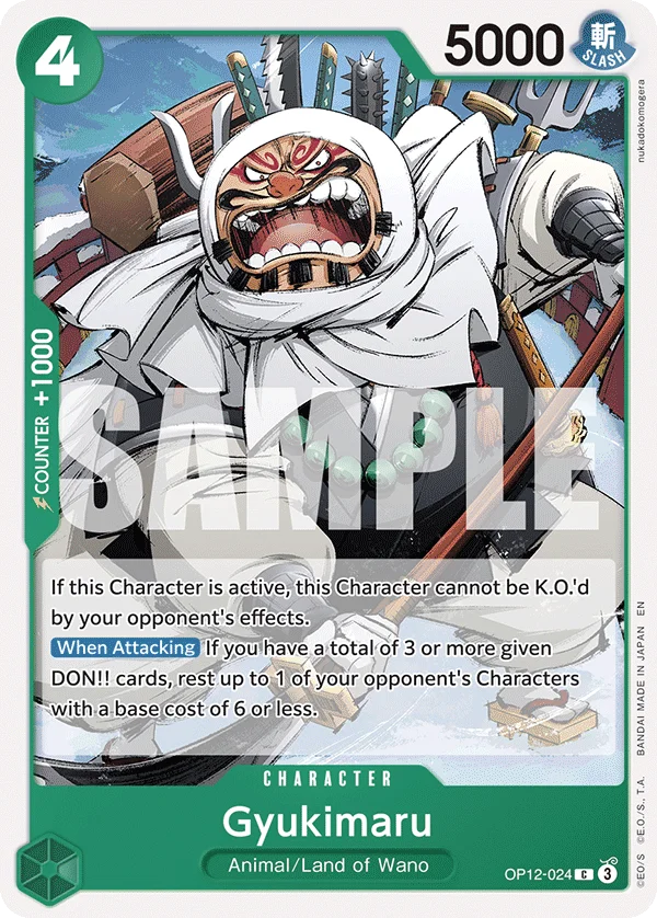 Gyukimaru, Legacy of the Master OP12-024