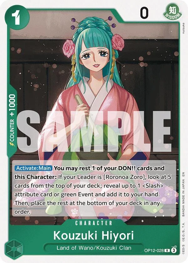 Kouzuki Hiyori, Legacy of the Master OP12-028