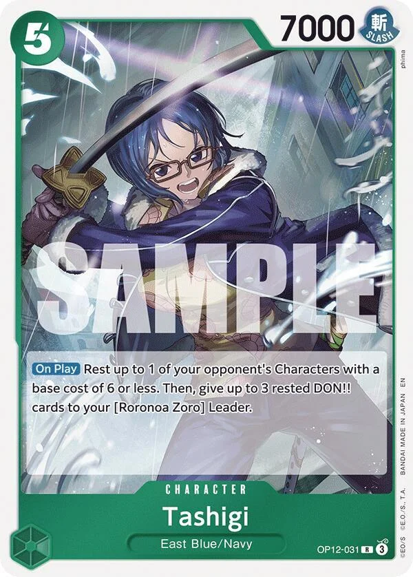 Tashigi, Legacy of the Master OP12-031