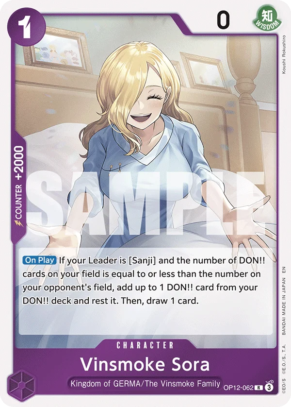 Vinsmoke Sora, Legacy of the Master OP12-062