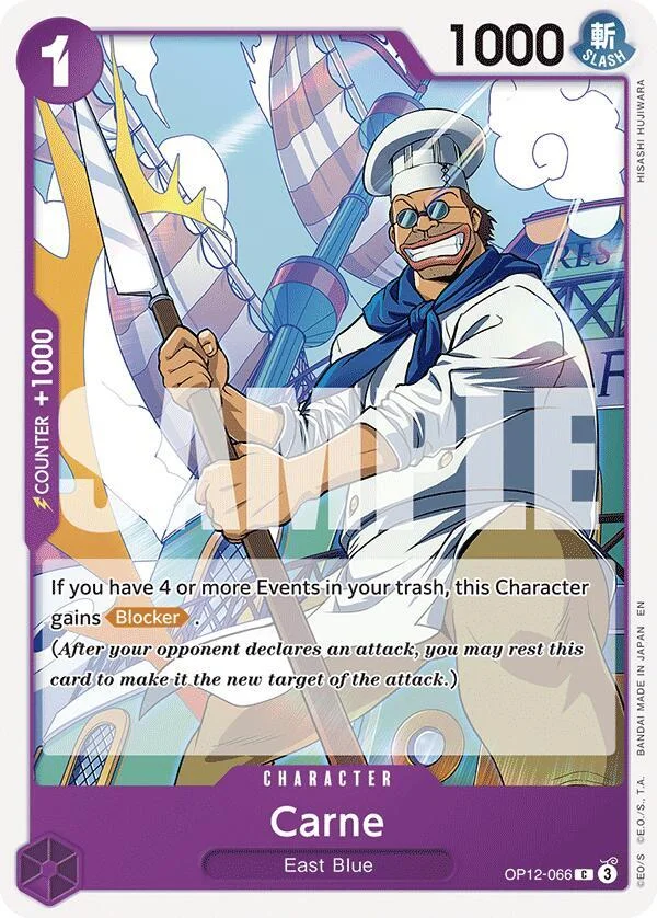 Carne, Legacy of the Master OP12-066
