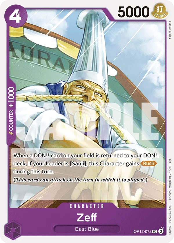Zeff, Legacy of the Master OP12-072