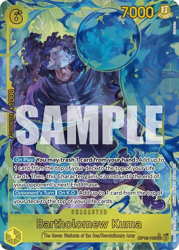 Bartholomew Kuma, Legacy of the Master OP12-119