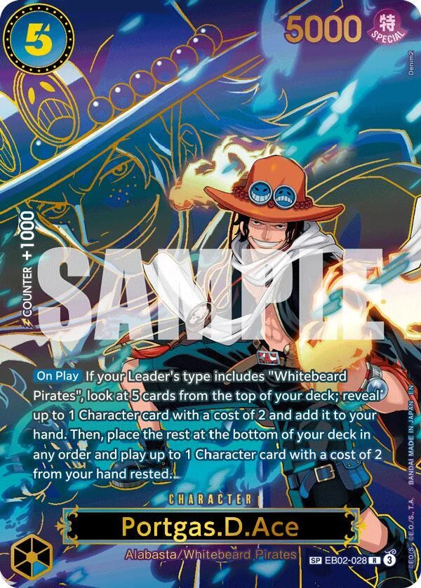 Portgas.D.Ace, Carrying On His Will EB02-028
