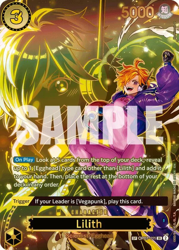 Lilith, Carrying On His Will OP07-111