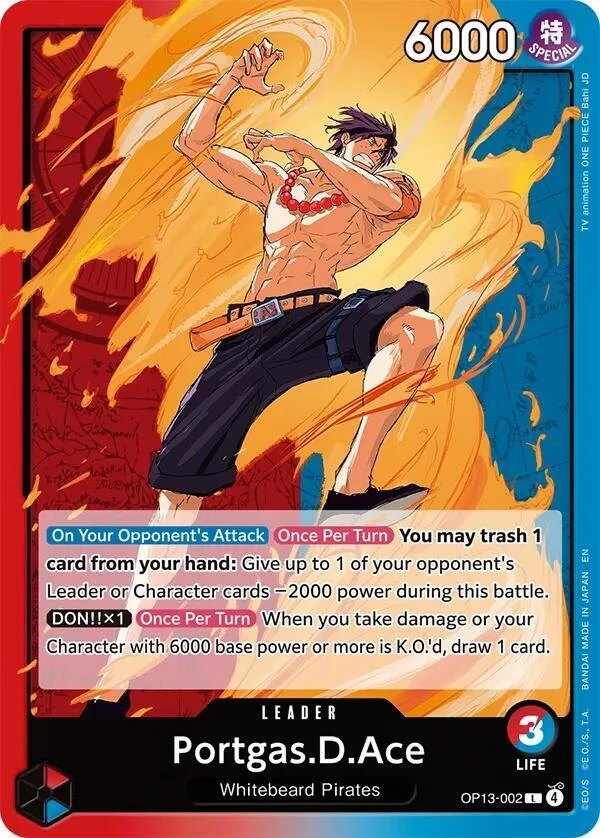 Portgas.D.Ace, Carrying On His Will OP13-002