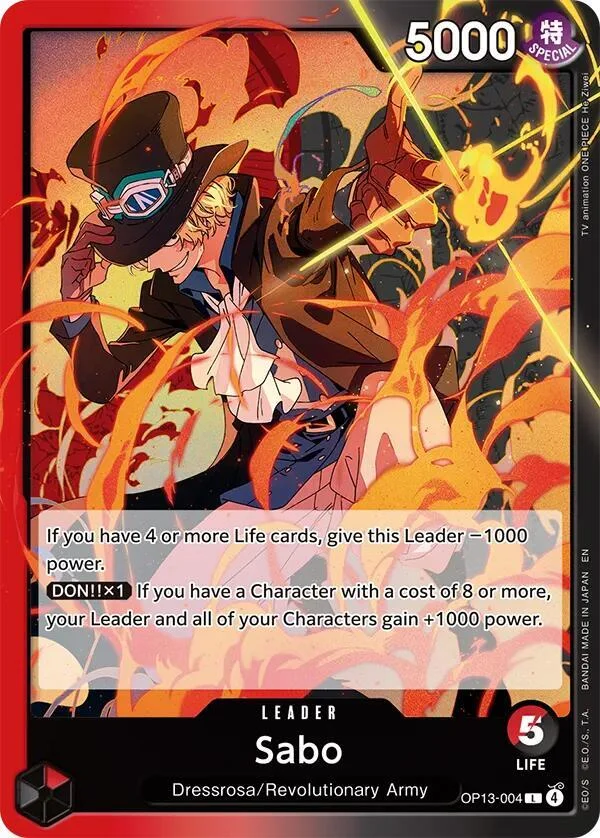 Sabo, Carrying On His Will OP13-004