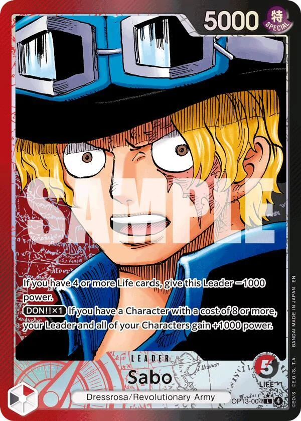Sabo, Carrying On His Will OP13-004