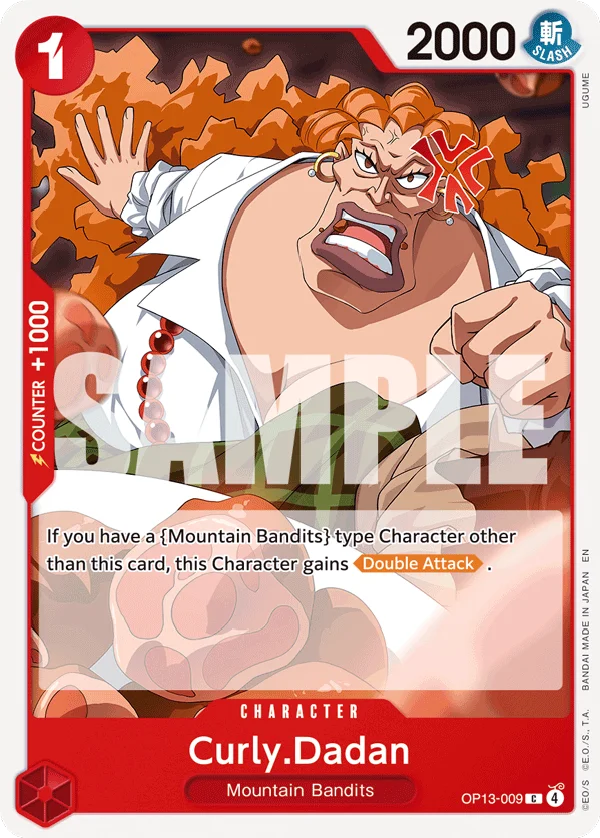 Curly.Dadan, Carrying On His Will OP13-009