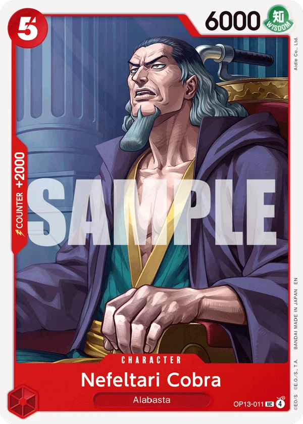 Nefeltari Cobra, Carrying On His Will OP13-011
