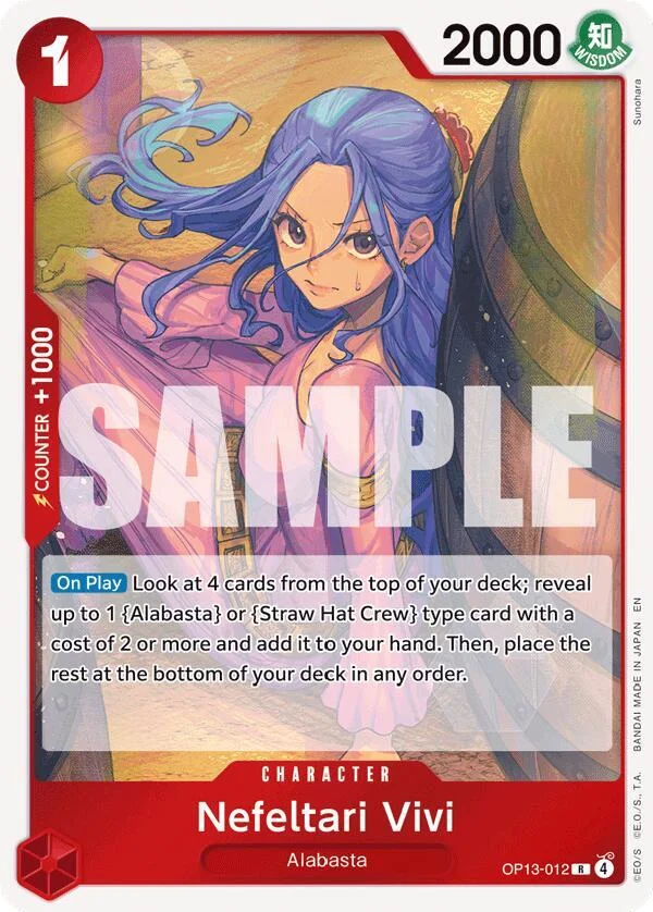 Nefeltari Vivi, Carrying On His Will OP13-012