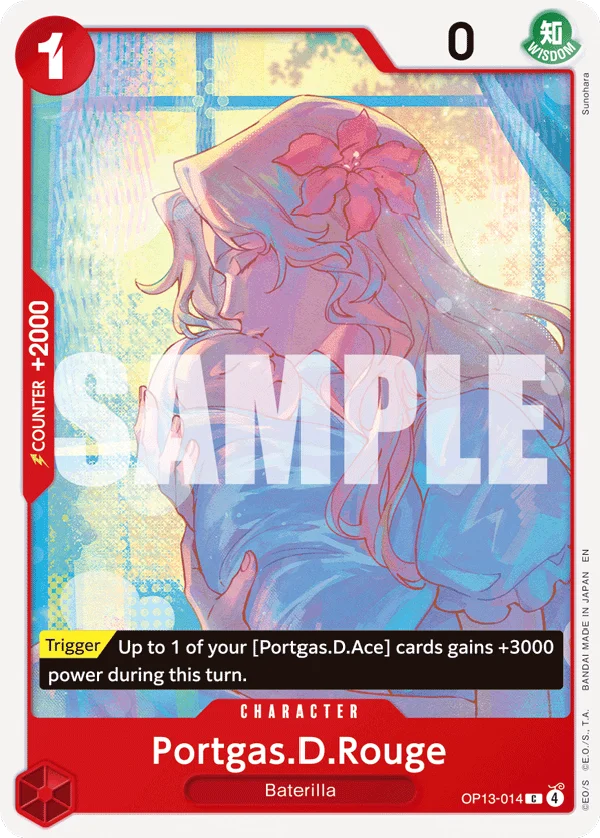 Portgas.D.Rouge, Carrying On His Will OP13-014