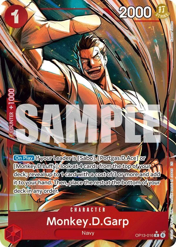 Monkey.D.Garp, Carrying On His Will OP13-016
