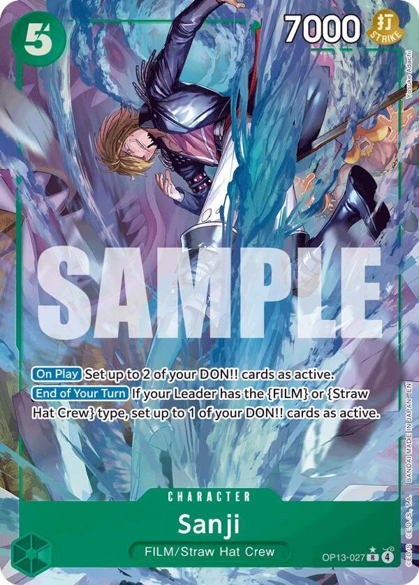 Sanji, Carrying On His Will OP13-027