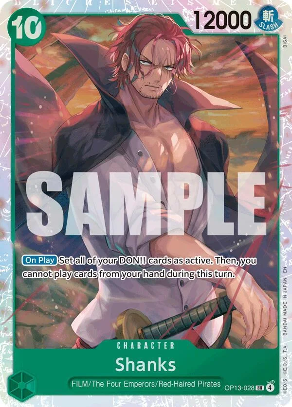 Shanks, Carrying On His Will OP13-028