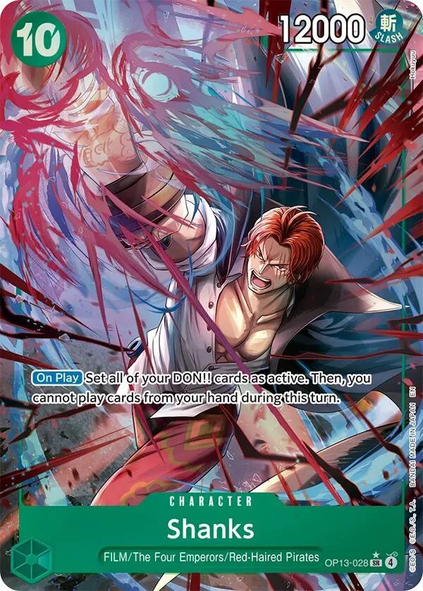 Shanks, Carrying On His Will OP13-028