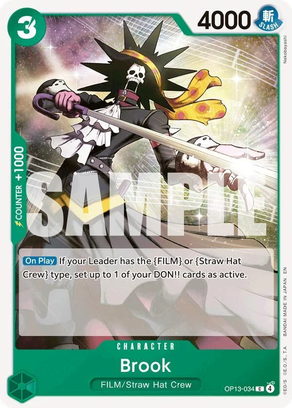 Brook, Carrying On His Will OP13-034