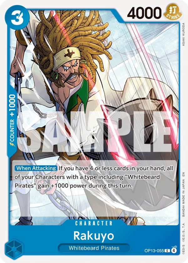 Rakuyo, Carrying On His Will OP13-055