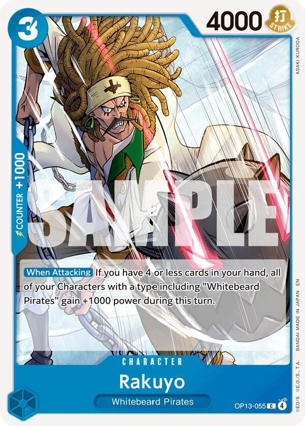 Rakuyo, Carrying On His Will OP13-055