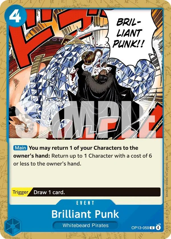 Brilliant Punk, Carrying On His Will OP13-059
