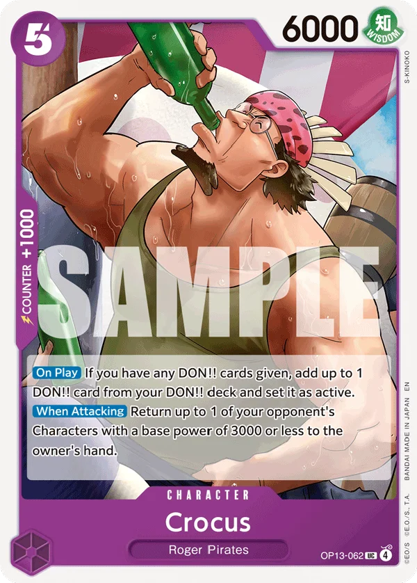 Crocus, Carrying On His Will OP13-062