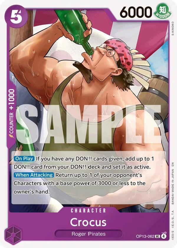 Crocus, Carrying On His Will OP13-062