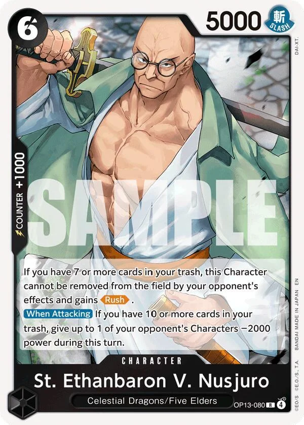 St. Ethanbaron V. Nusjuro, Carrying On His Will OP13-080