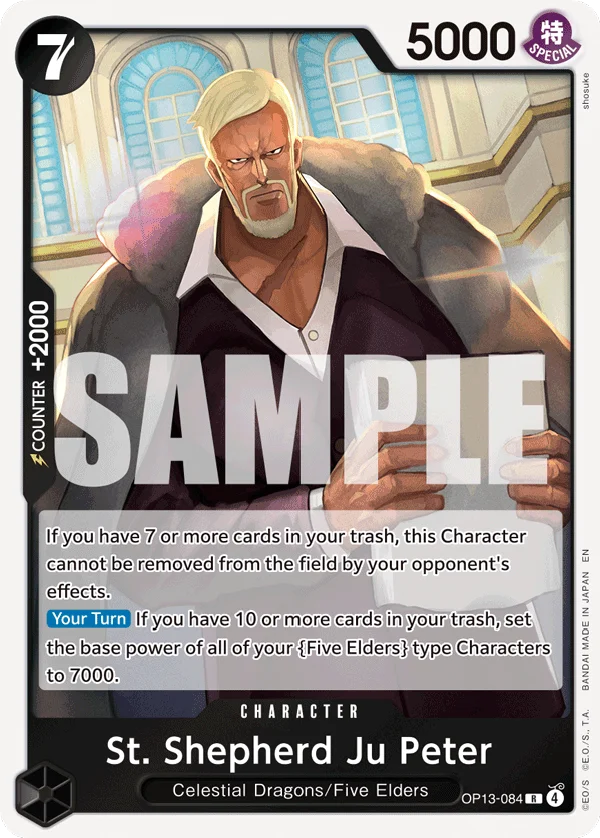 St. Shepherd Ju Peter, Carrying On His Will OP13-084