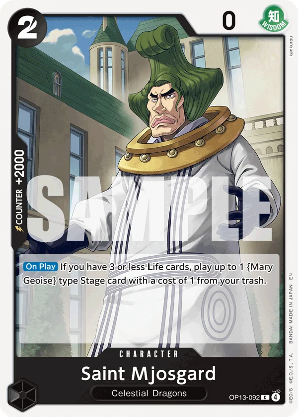 Saint Mjosgard, Carrying On His Will OP13-092