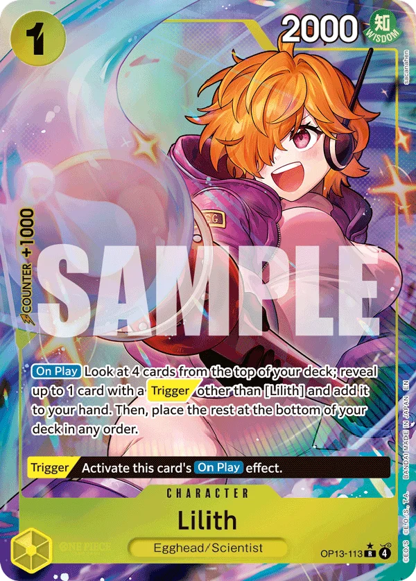 Lilith, Carrying On His Will OP13-113
