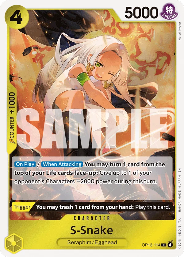S-Snake, Carrying On His Will OP13-114